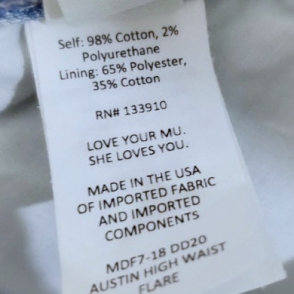 Show Me Your MuMu Austin High Waist Flare Jeans Size 29 - Picture 8 of 9